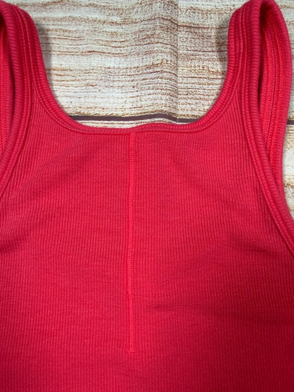Lululemon Bright Pink Ribbed Racerback Tank‎ Top
